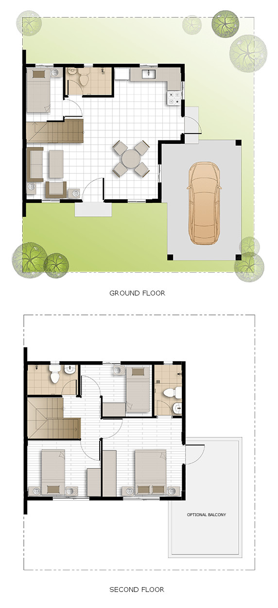 Dani Floor Plan House and Lot in Silang